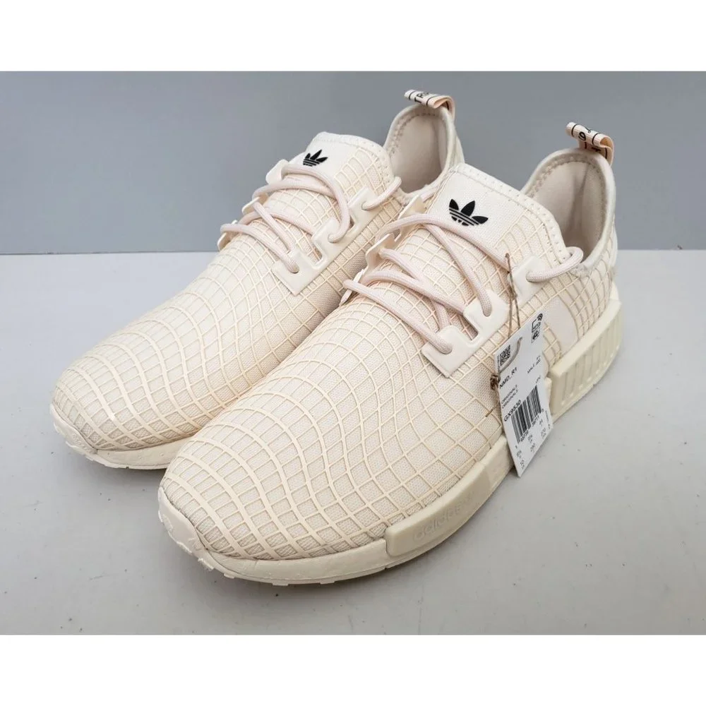 Adidas NMD_R1 Tennis Sneaker Running Shoes in Ecru Tint